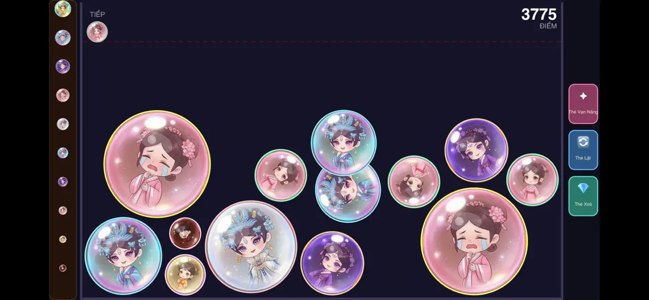 Đấu Trí Hoàng Cung - Gameplay ghép bóng chibi hoàng cung