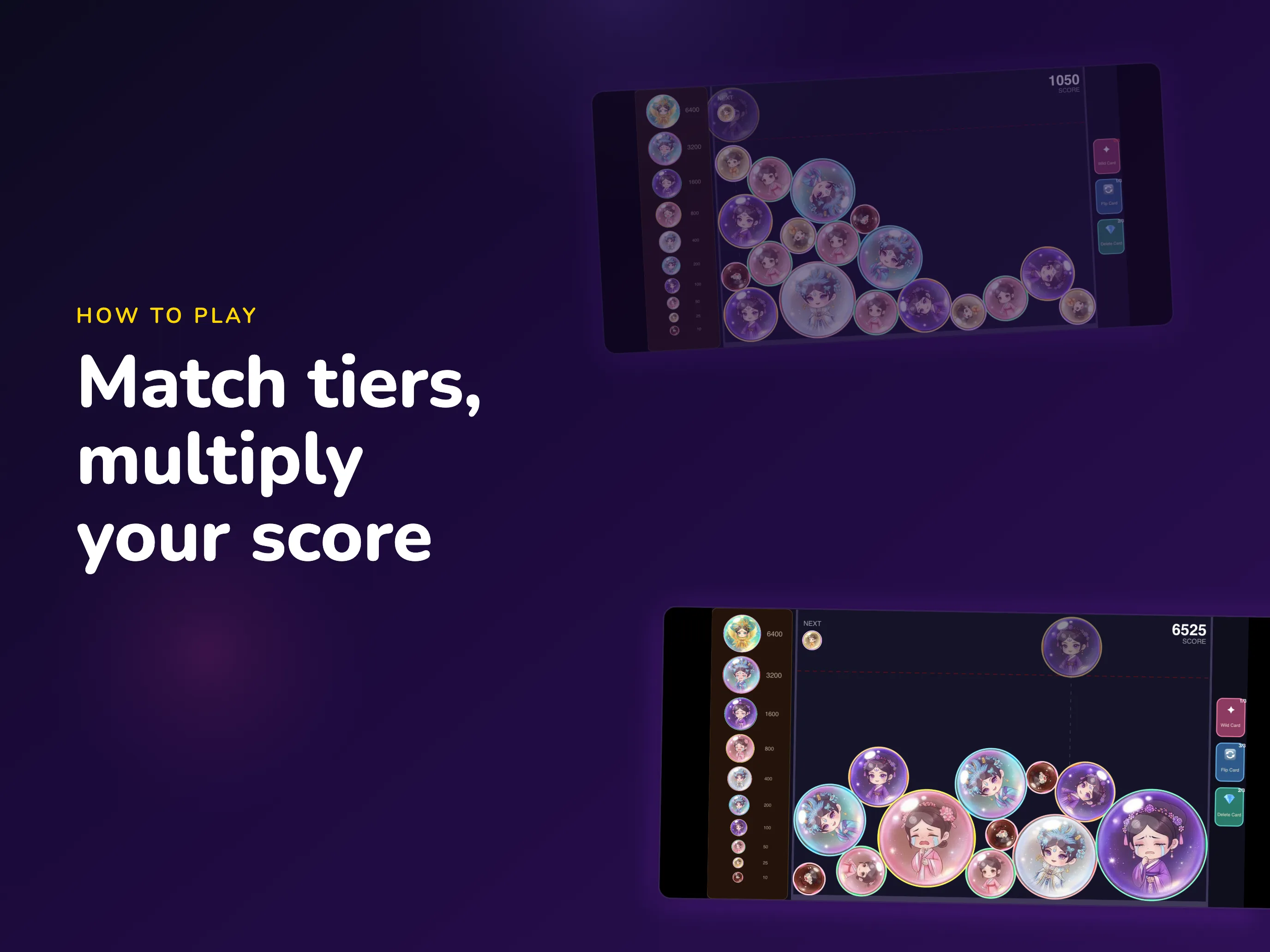 Royal Drop iPad - Match tiers multiply score