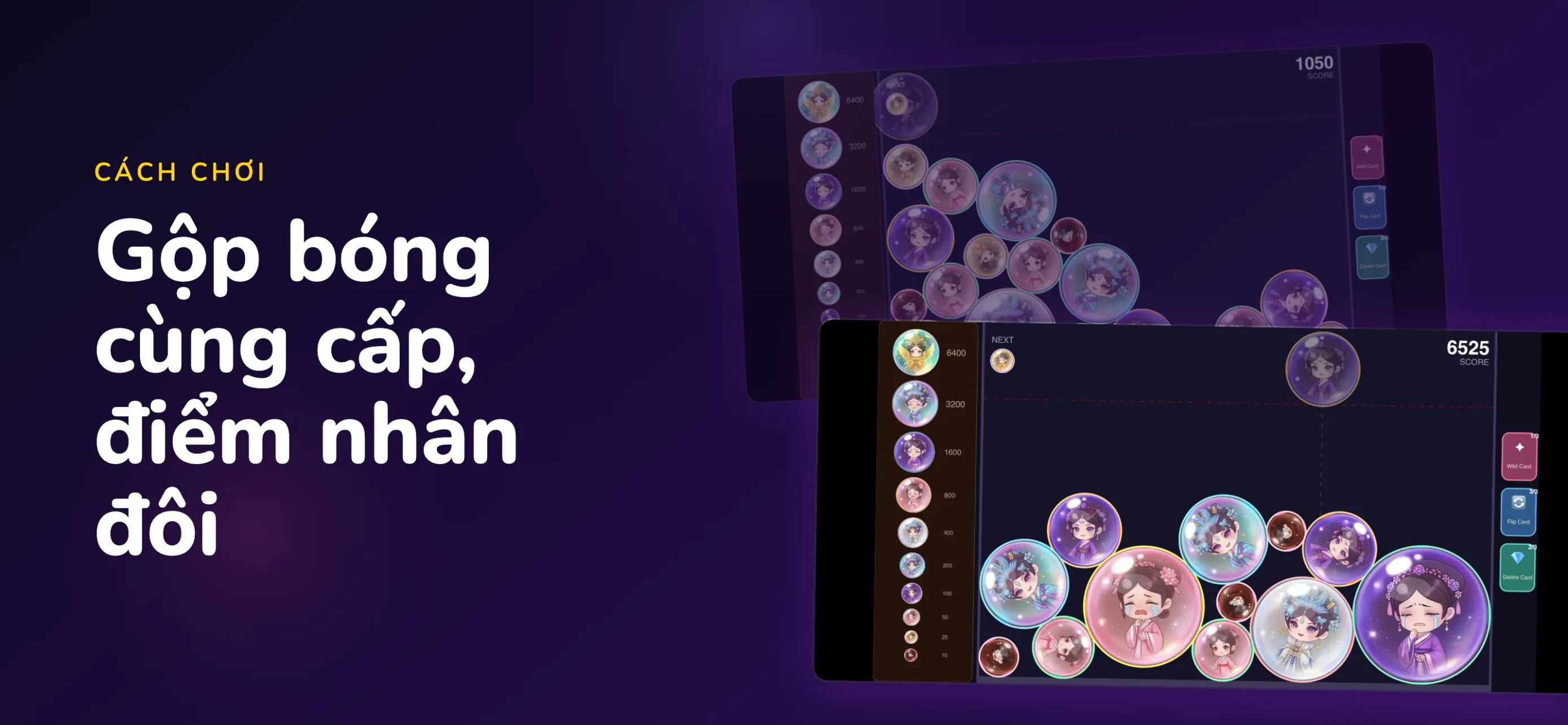 Đấu Trí Hoàng Cung - Gameplay gộp bóng