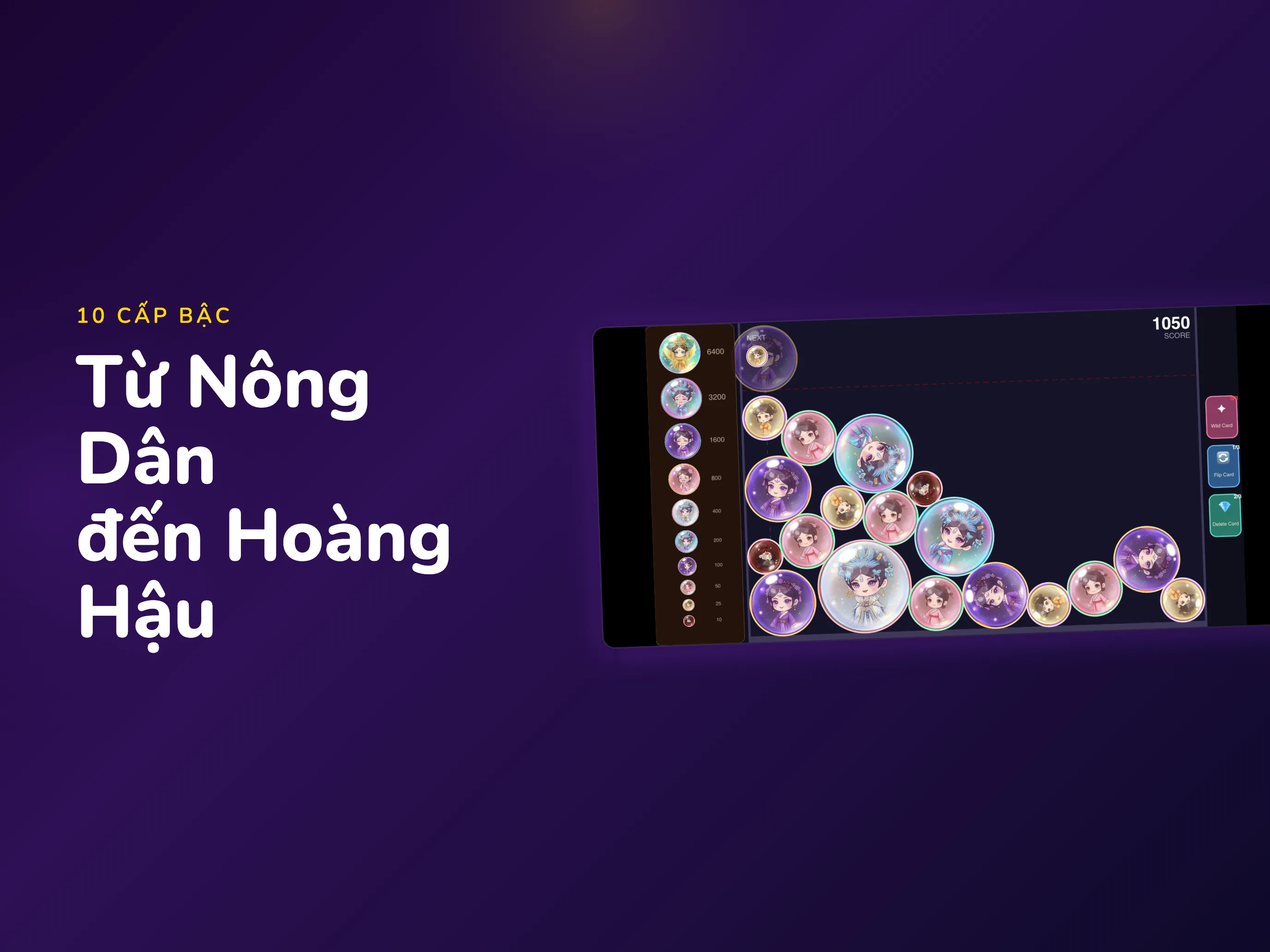Đấu Trí Hoàng Cung iPad - 10 cấp bậc hoàng cung