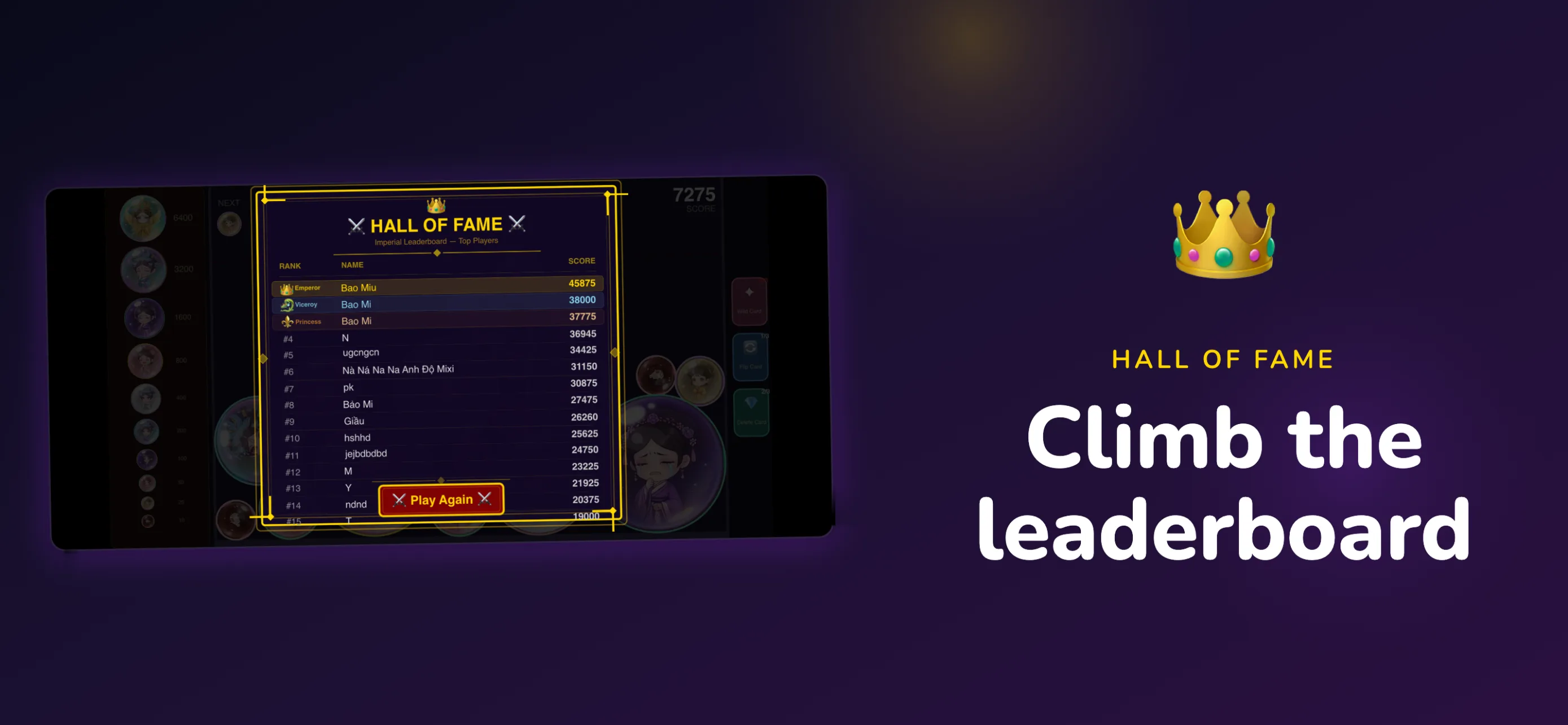 Royal Drop - Climb the leaderboard