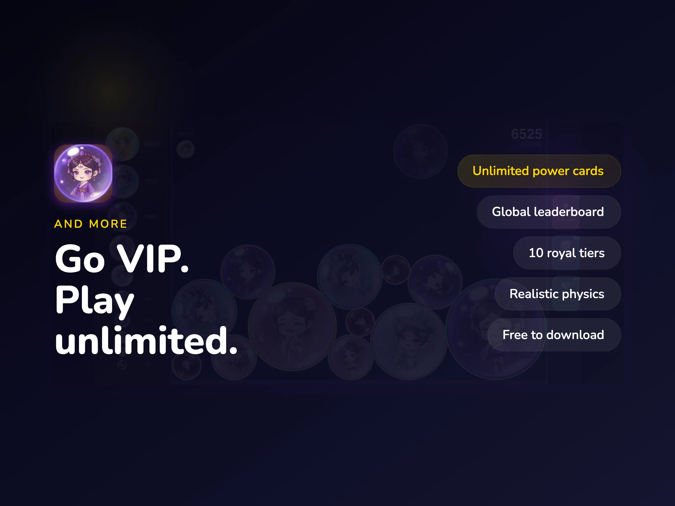 Royal Drop iPad - Go VIP play unlimited
